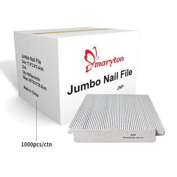 1000Pcs Big Size Nail Tools Nail Files for Nail Coarse File Emery Board Manicure Nail Buffer