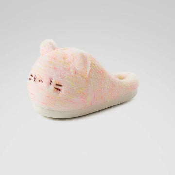 New Gentle Gradient Kitten Mules Slippers Women Winter Home Warm 3D Cat Shoes 44 45 Woman Indoor Plush Slipper Furry Room Mules