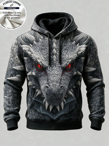 3D Printed Fleece Hoodie Rainbow Zigzag Wave Pattern Pullover Long Sleeve Kangaroo Pocket Casual Sweatshirt Tops