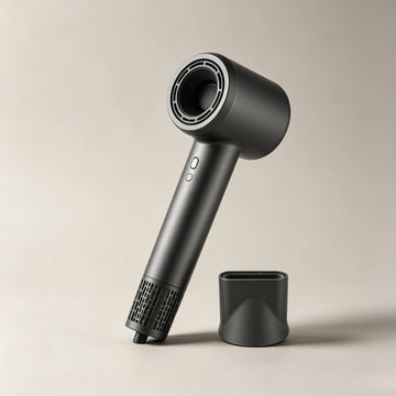 High Speed Negative Ions Hair Dryer 110000RPM 1600W Low Noise Blow Dryer With Concentrator Nozzle For Home Salon Daily Hairstyling