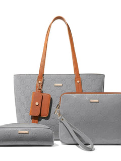 Miss Lulu WOMEN'S Handbag Set, Medium Shopper bag, 3-Piece Set Shoulder Bags FOR WOMEN'S, Elegant Handbag