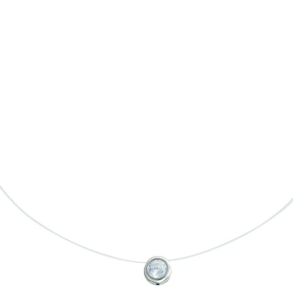 2026 di nuovo Modo Invisibile Linea di Pesce Pendenti di Cristallo Collana Zircone Clavicola Catena Girocollo per Le Donne Della Signora Feminino Collare Regali