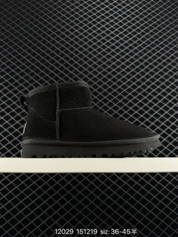 2026 HOT NEW mini boots wool women snow boots real sheepskin wool low-top warm fur shoes men and women winter short boots 36-44