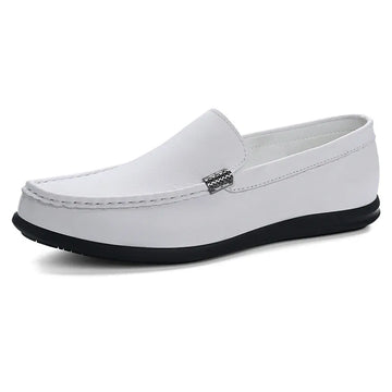 2025 Estate Scava Fuori Penny Mocassini Da Uomo Scarpe Da Barca Traspirante Uomo Mocassini In Pelle Slip On Appartamenti Mens Casual Scarpe Da Guida