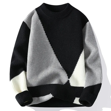 Pull Homme New Winter Top Grade Luxury Handsome Pullover Men Korean Harajuku Mens Christmas Sweaters Thick Warm Sweater Man