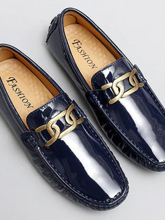 Scarpe Casual da uomo in pelle verniciata di alta qualità scarpe da guida di marca mocassini con motivo a coccodrillo maschile per scarpe basse mocassino da uomo