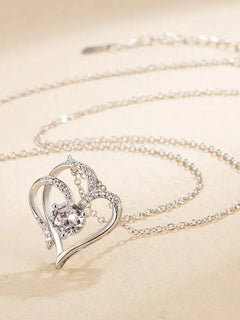 Collana in Argento 925 Scintillante per Donna e Uomo, Gioiello Raffinato per Matrimoni, Fidanzamenti, Feste, Regalo di San Valentino