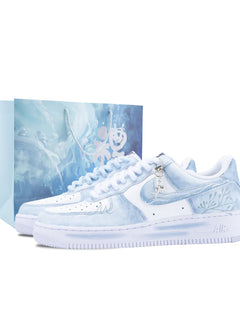 Nike Air Force 1 Fairy Spirit Abrasion Resistant Low top Skateboard Shoes Unisex Blue White