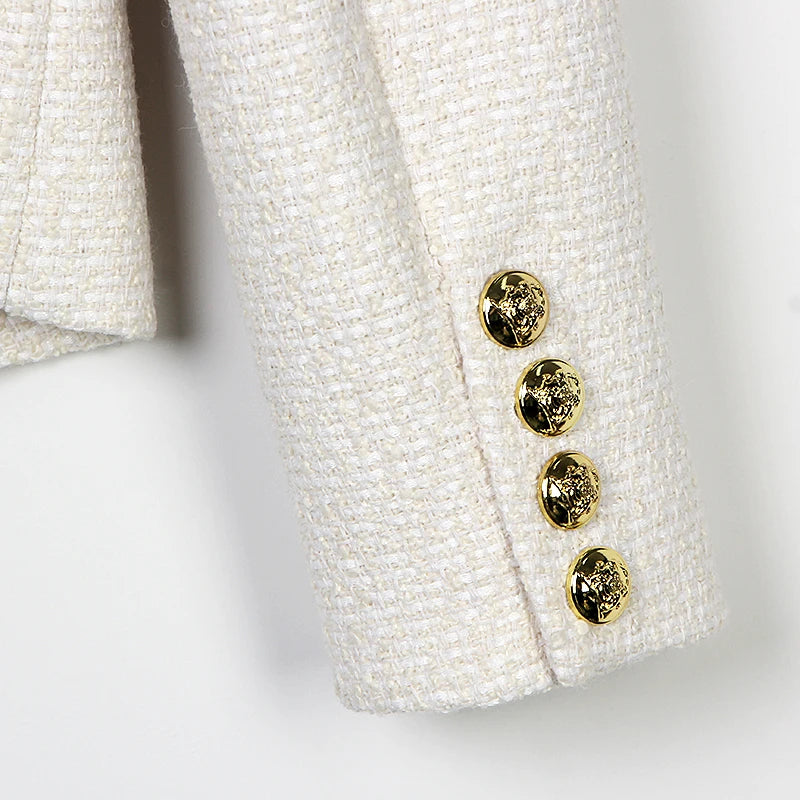 2025 new style fashionable and elegant ladylike high-end temperament design casual tweed jacket