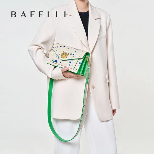BAFELLI 2025 BORSA DA DONNA MODA TENDENZA MARCA DI LUSSO CON FLAP IN PELLE CROSSBODY BORETTO CAT ESTATE STILE ORIGINALE DESIGNER BORSE