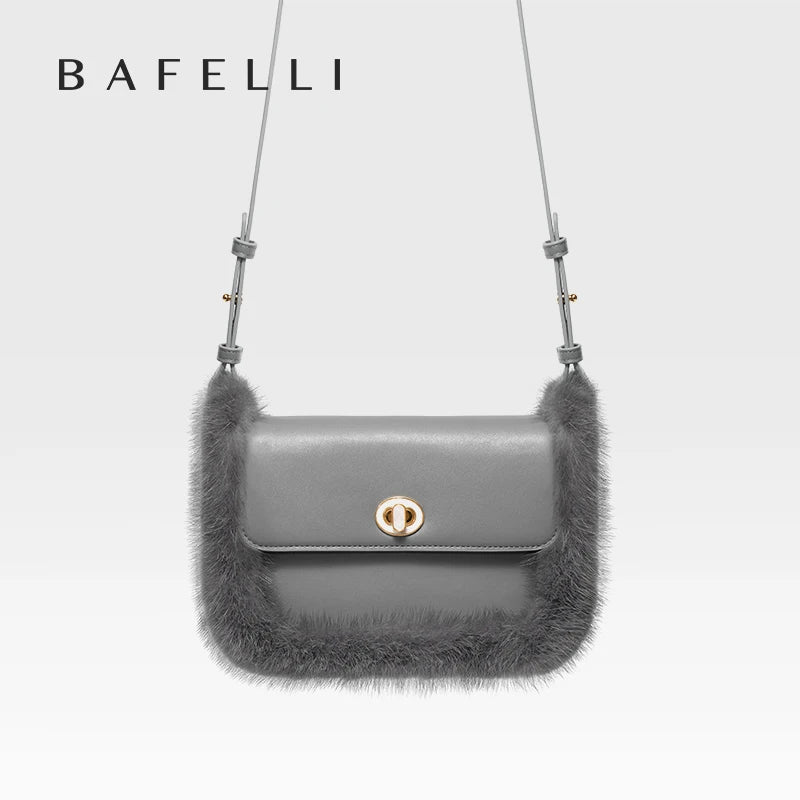 BAFELLI 2025 NUOVI BORSE DA DONNA MODA TENDITURA PELLE IN PELLE GENUINE MARCA DI LUSSO ORIGINALE DESIGNER Borsa a tracolla con tracolla