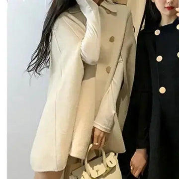 Autumn Winter Plus Size Women Coat Woolen Cloth Cloak Loose Overcoat Female High Quality 2025 Manteau Femme Hiver Oversize