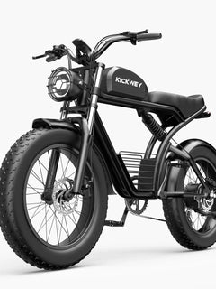 Bicicletta Elettrica KICKWEY K7 Peak 1500W 48V 18.2Ah con Pneumatici Larghi Fuoristrada 20x4.0, Cambio a 7 Velocità, Consegna Rapida, Velocità Massima di 55 Km/h e Autonomia di 100 Km