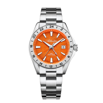 ADDIESDIVE 38mm GMT Quartz Watch Swiss Ronda 515-24H Dual Time Men Watch BGW9 Super Luminous Sapphire Crystal Diver Watches NEW