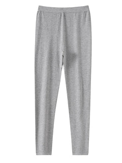 100% Wool Pants Women's Autumn and Winter Knitted Leggings Solid Color Warm Solid Color Wool Legging