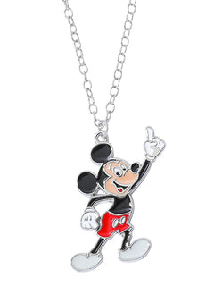Gioielli Disney minimalisti - Collana con ciondoli smaltati di Topolino da indossare ogni giorno