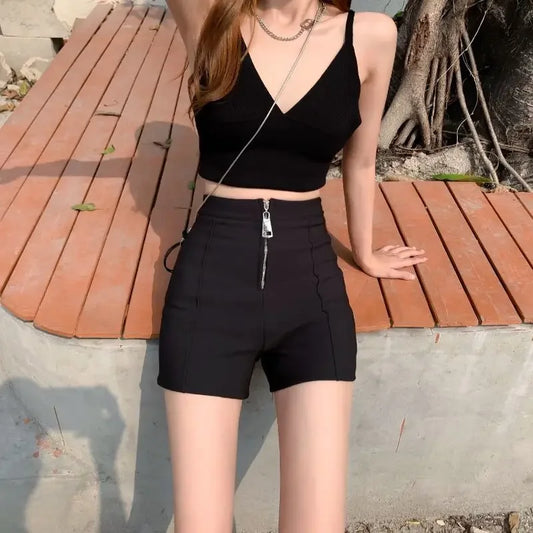 XS-5XL Shorts Women Solid Popular All-match Daily Fashion Simple Korean Style Ladies Classics Charming Delicate Hotsweet Summer