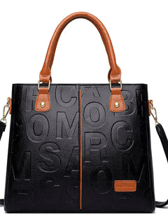 Ladies Large Capacity Leather Shoulder Bag 2025 New Style Urban Simple Tote Bag Women's Single Shoulder Bag Daily Match