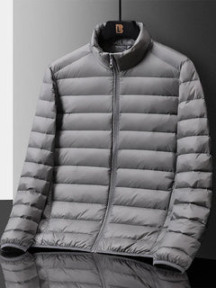 Ultralight Down Jacket Men Portable Warm Parkas Autumn Winter Men's White Duck Down Coat Outdoor Windproof Skiing Hiking Jackets