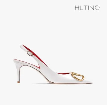 HLTINO Fahion Slingback Nero Comode Scarpe Estive da Donna Sandali con Tacco Alto 2025 Tendenza per Abito da Festa di Nozze
