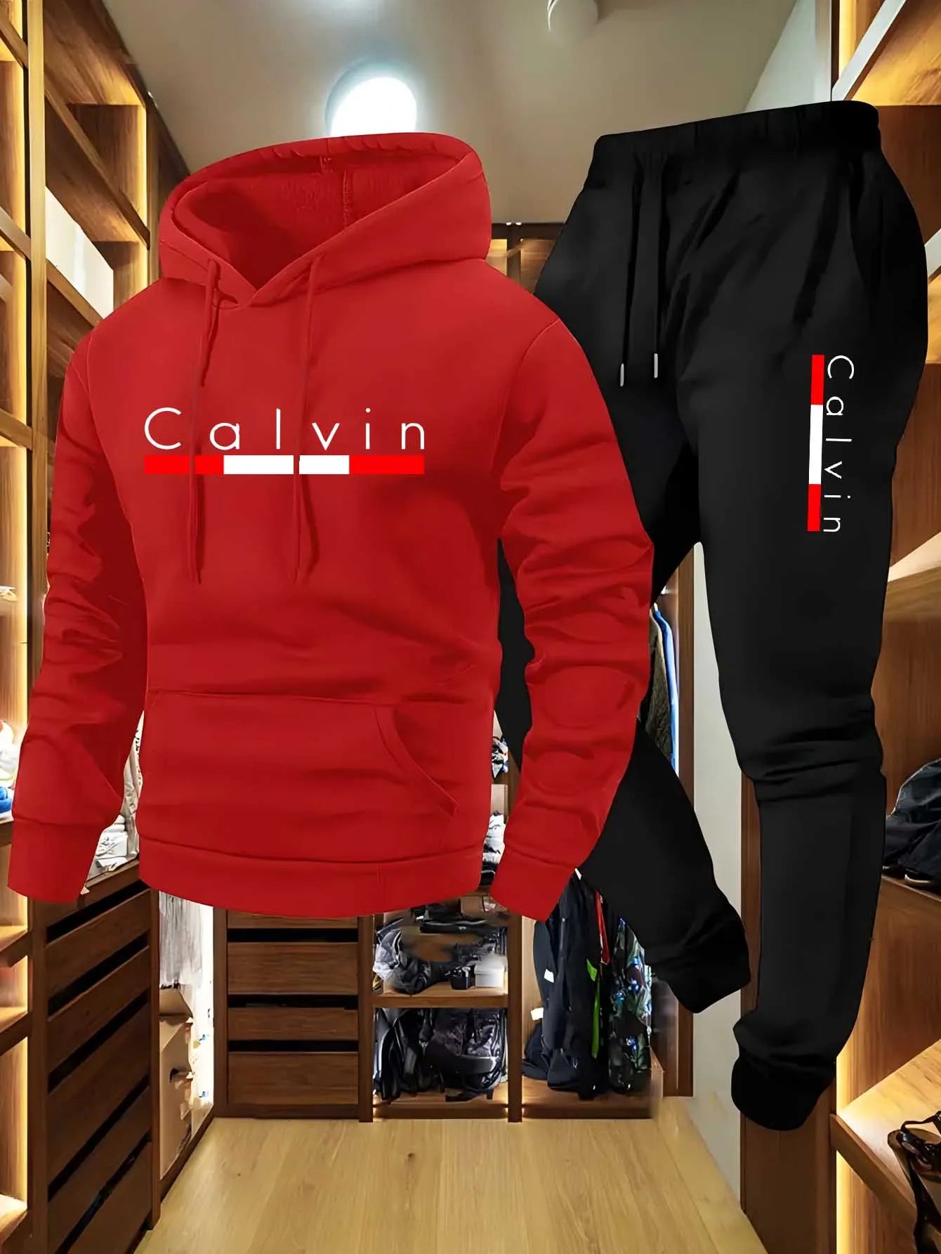 2025 Set di abbigliamento sportivo da jogging casual da uomo con cappuccio e pantaloni sportivi neri Giacca gommata Sport di moda Set invernale caldo da 2 pezzi