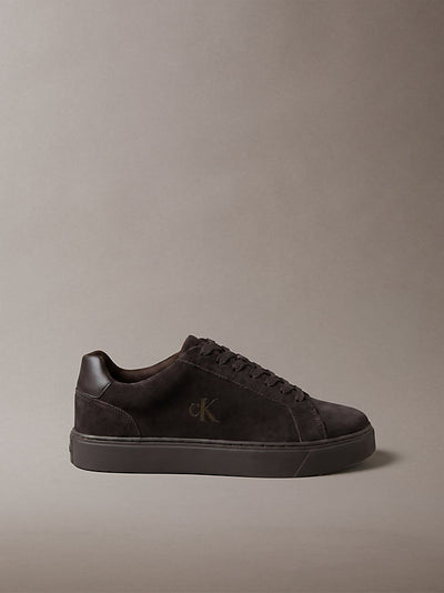 CK Baseline - Sneakers in camoscio con logo