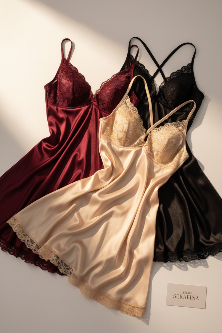 Babydoll-uri din satin