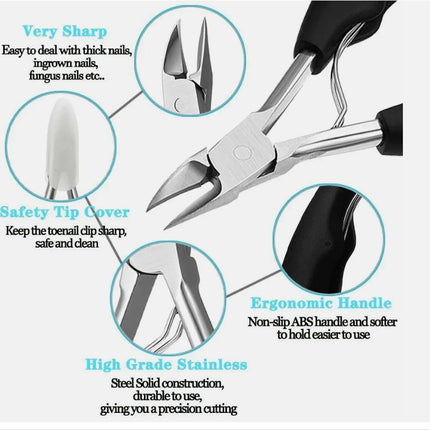 Ingrown Toenail Hawkbill Pliers, Heavy-Duty Toenail Clippers, Suitable for Thick and Ingrown Nails, Precision Nail Clippers.