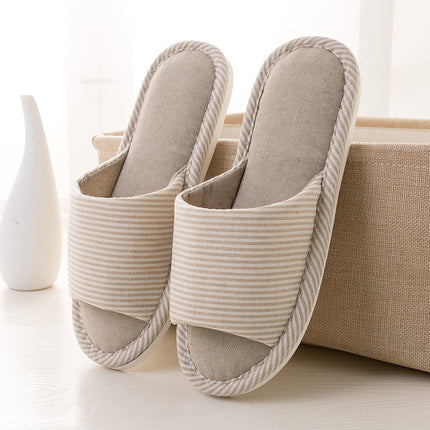 Ciabatte Casual da Donna in Canapa, Pantofole da Casa Primavera Estate, Scarpe da Donna di Lusso Firmate Moda 2026, Ciabatte da Interno con Suola Morbida Eleganti
