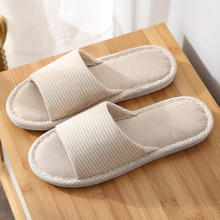 Ciabatte Casual da Donna in Canapa, Pantofole da Casa Primavera Estate, Scarpe da Donna di Lusso Firmate Moda 2026, Ciabatte da Interno con Suola Morbida Eleganti