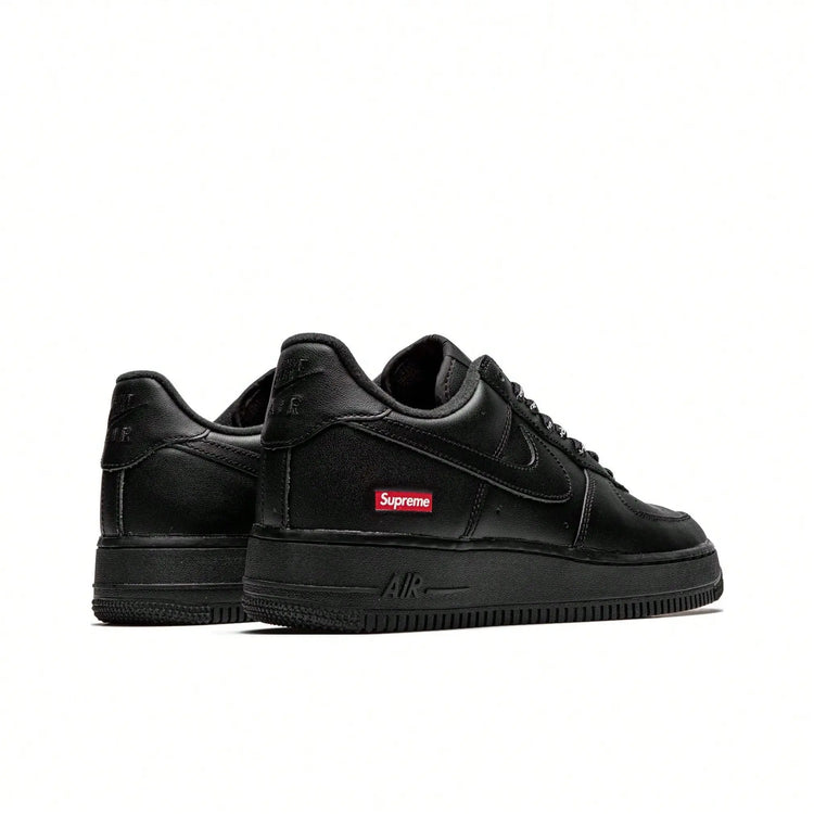 Nike * Air Force 1 Box Logo Fashion Low-Top Sneakers Unisex Black CU9225-001