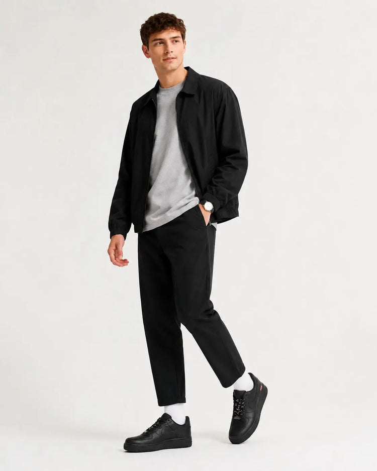 Nike * Air Force 1 Box Logo Fashion Low-Top Sneakers Unisex Black CU9225-001