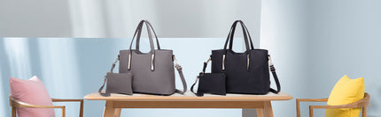 Borsa Miss Lulu Henkel Borsa shopper 2in1 da DONNA Borsa a tracolla da viaggio per DONNA, elegante e pratica