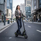 Monopattino Elettrico Adulto, Scooter Elettrico Pieghevole, Velocità Fino a 24.9 Km/h, 40Km di Autonomia, 10