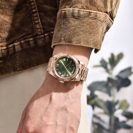 Nuovo orologio da uomo DESIGN PAGANI, orologio automatico di lusso in oro rosa per uomo, orologi meccanici con bracciale, specchio in zaffiro AR, impermeabile, con data, regalo per uomo d'affari