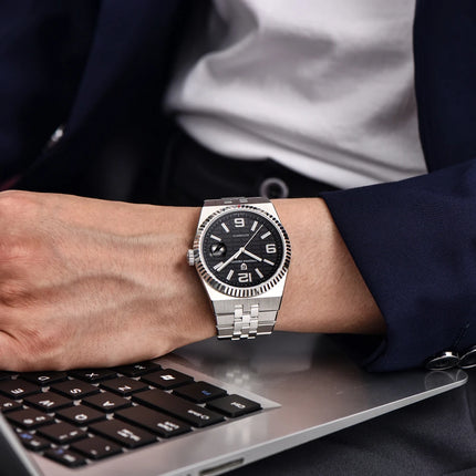 PAGANI DESIGN 2026 Nuovo Orologio Automatico di Lusso con Quadrante Romboidale 3D per Uomo, Orologio da Polso Meccanico per Affari, Vetro Zaffiro AR, Regalo per le Feste, Spedizione Locale