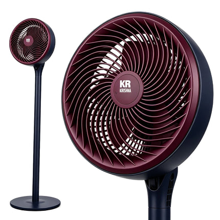 Ventilatore a piantana, ventilatore per la circolazione dell'aria, tre livelli di velocità regolabili, altezza regolabile, funzionamento super silenzioso