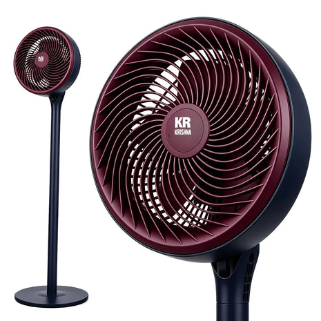 Ventilatore a piantana, ventilatore per la circolazione dell'aria, tre livelli di velocità regolabili, altezza regolabile, funzionamento super silenzioso