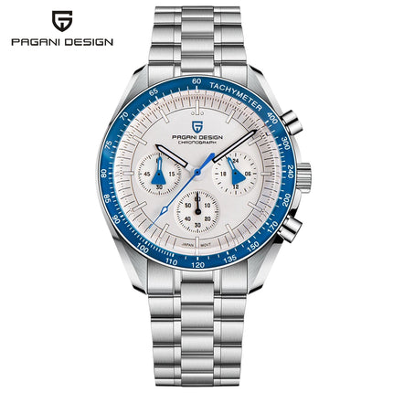 PAGANI DESIGN Nuovo PD1701 Orologio da Uomo di Lusso al Quarzo Cronografo Sportivo con Vetro Zaffiro Impermeabile Spedizione Locale