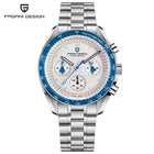 Nuovo Orologio da Uomo PAGANI DESIGN Ice Blue, Orologio al Quarzo di Lusso per Uomo, Cronografo da Polso con Vetro Zaffiro AR Luminoso, Spedizione Locale