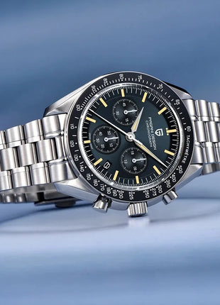 PAGANI DESIGN Nuovo Orologio da Uomo di Lusso al Quarzo con Vetro Zaffiro AR, Cronografo Sportivo Impermeabile 500 ATM, Movimento Giapponese, Luminoso, in Acciaio 316L