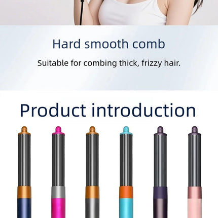 SenCiciMen 6 in 1 Professional Hot Air Styler Negative Ion Multi Hair Styler Set for Auto Curling Hair Styling Tools For Fast Drying, Curling, Volumizing &  Smooth Best Gift for Women