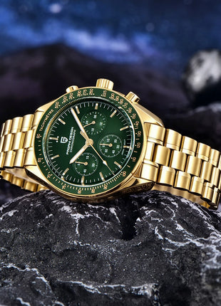 Nuovo Orologio da Uomo PAGANI DESIGN V6 Moon 2026, Orologio al Quarzo di Lusso, Cronografo Sportivo VK63, Vetro Zaffiro AR, Impermeabile, Luminoso, Regalo