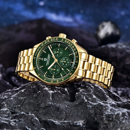 Nuovo Orologio da Uomo PAGANI DESIGN V6 Moon 2026, Orologio al Quarzo di Lusso, Cronografo Sportivo VK63, Vetro Zaffiro AR, Impermeabile, Luminoso, Regalo
