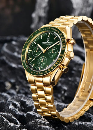 Nuovo Orologio da Uomo PAGANI DESIGN V6 Moon 2026, Orologio al Quarzo di Lusso, Cronografo Sportivo VK63, Vetro Zaffiro AR, Impermeabile, Luminoso, Regalo