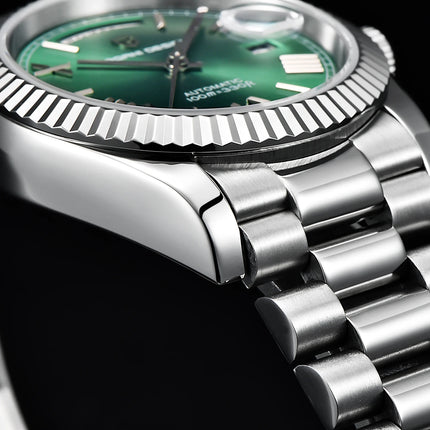 Nuovo Orologio da Uomo di Lusso DD36 2026 PAGANI DESIGN Automatico da Uomo con Quadrante in Meteorite Bianco Meccanico con Protezione in Zaffiro AR Data Sportivo Spedizione Locale