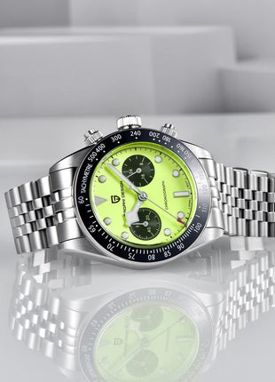 Nuovo PAGANI DESIGN 2026 Orologio da Uomo Panda, Orologio al Quarzo di Lusso, Cronografo con Quadrante in Zaffiro, Luminoso, Acciaio Inossidabile 316L, Spedizione Locale