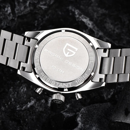 Nuovo Orologio da Uomo PAGANI DESIGN 2026, Orologio al Quarzo da Pilota, Cronografo Sportivo in Acciaio Inossidabile, Spedizione Locale
