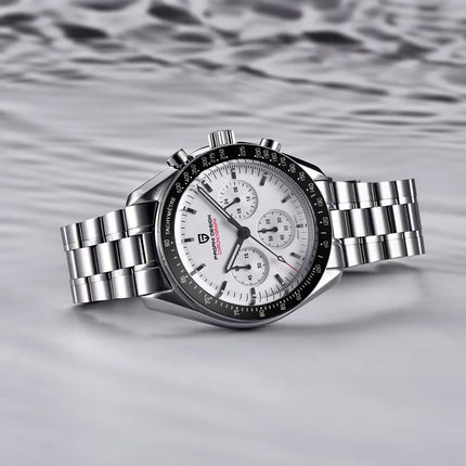 PAGANI DESIGN nuovo orologio da uomo con cronografo al quarzo di lusso blu intenso retrò Speed VK63 spedizione locale
