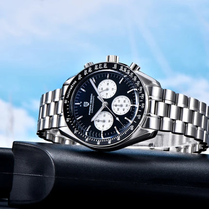 Nuovo Orologio da Uomo PAGANI DESIGN V6 Moon 2026, Orologio al Quarzo di Lusso, Cronografo Sportivo VK63, Vetro Zaffiro AR, Impermeabile, Luminoso, Regalo